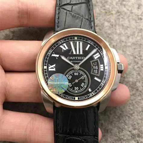 replica cartier calibre watches|how to authenticate cartier watch.